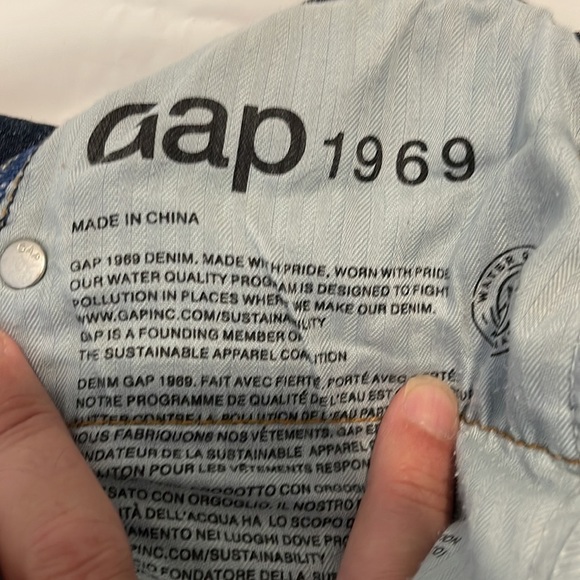 Gap 1969 true skinny ankle dark blue jeans size 27R - Picture 6 of 8